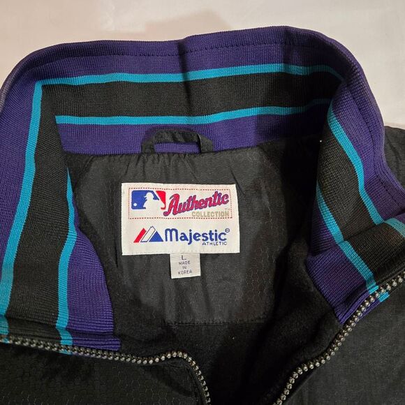ARIZONA DIAMONDBACKS MLB MAJESTIC AUTHENTIC MENS JACKET SIZE LARGE VINTAGE - Picture 6 of 9